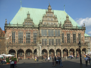 Marktplatz vor dem Bremer Rathaus